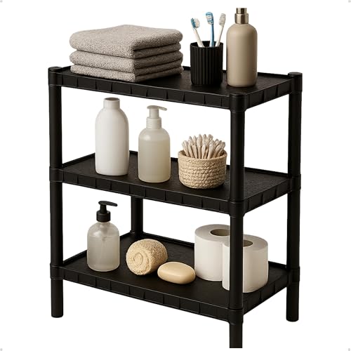 Imagem do produto Estante 3 Prateleiras - Sapateira Organizadora, Prateleira Para Livros, Estante De Livros Multiuso Para Cozinha, Sala Ou Escritório