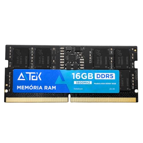 Imagem do produto Memória Ram 16GB DDR5 5600MHz 1.1V com Alta Desempenho e Performance Jogos, Multitarefas (Notebook)