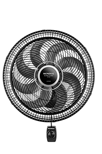 Imagem do produto MONDIAL Ventilador de Parede 40cm Super Turbo 8 Pás, Preto/Prata, 140W, 110V - VTX-40P-8P