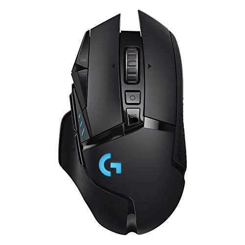 Imagem do produto Mouse Gamer Sem Fio Logitech G502 LIGHTSPEED com Tecnologia RGB LIGHTSYNC, Ajustes de Peso, 11 Botóes Programáveis, Sensor HERO 25K e Bateria Recarregável - Compatível com POWERPLAY