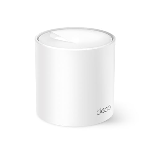 Imagem do produto [Novo] TP-Link Deco X10 (1-pack) | Sistema Wi-Fi Mesh 6 AX1500 para toda a casa - Cobertura de até 150 m², 3 portas Gigabit por unidade, canal de banda de 80 MHz, ODFMA, 1024 QAM, branco