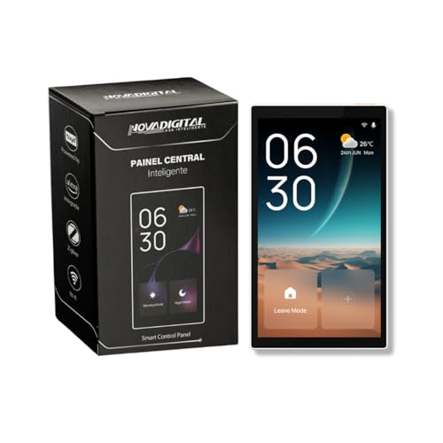 Imagem do produto Painel Central Inteligente Wi-Fi e Hub Zigbee NovaDigital PCI01-Z C Tuya e Smart Life Comando de Voz Compatível com Alexa e Google Assistente