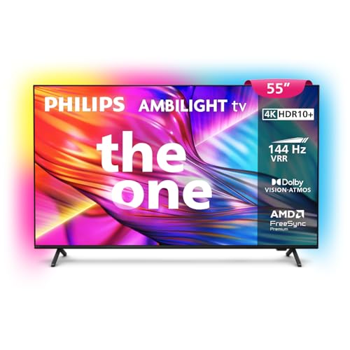 Imagem do produto PHILIPS, Smart TV, Ambilight THE ONE 55' 4K 144 Hz, 55PUG8929/78, P5, DTS Play-Fi, Freesync, Dolby Vision e Atmos, 40 WRMS