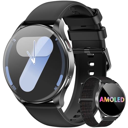 Imagem do produto Smartwatch Redondo AMOLED 1.43' - Relógio Inteligente com Chamadas Bluetooth, 130+ Modos Esportivos, IP68, Compatível Android/iOS - Unissex