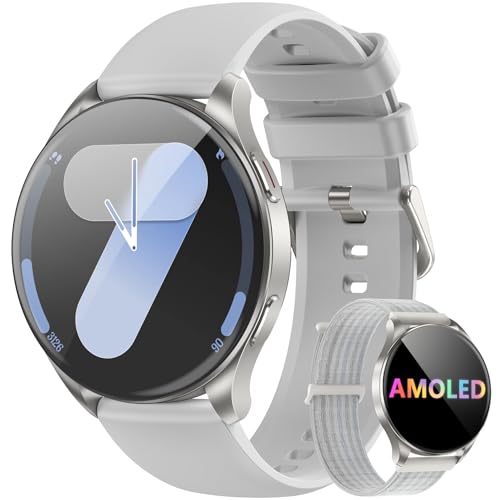 Imagem do produto Smartwatch Redondo AMOLED 1.43' - Relógio Inteligente com Chamadas Bluetooth, 130+ Modos Esportivos, IP68, Compatível Android/iOS - Unissex