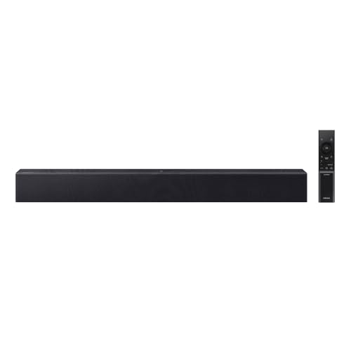 Imagem do produto Soundbar Samsung HW-B400F, com 2.0 canais, Bluetooth, Subwoofer integrado e HDMI ARC