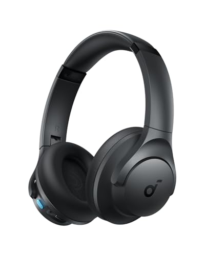 Imagem do produto soundcore Q11i da Anker Fone De Ouvido Bluetooth 5.3, Fone Gamer, Headphone Bluetooth Over-Ear, Graves Profundos, 60H Autonomia, Hi-Res Áudio, Almofadas Removíveis, Conexão Multiponto, Preto