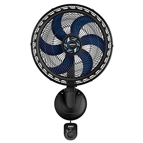 Imagem do produto Ventilador de Parede Arno Xtreme Force Breeze 50cm VB51, 126W, 6 Pás, 3 Velocidades, Modo Sono Tranquilo, Oscilação 80º, 220V