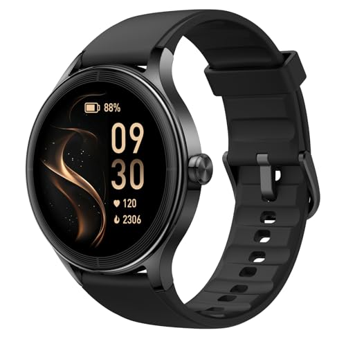 Imagem do produto Bettdow SmartWatch, Relogio Smartwatch Feminino, 1.27' Ecrã tátil, à prova d'água IP68, 100+ Modos Esportivos, chamada Bluetooth, Compatível com Android iOS, voz por IA (preto)