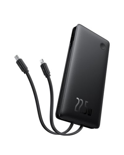 Imagem do produto Carregador Portátil Baseus Digital Display Power Bank carregamento rápido 15W/22.5W (Preto 22.5W, 10000, Milliamp Hours)