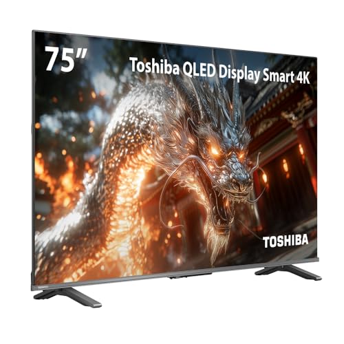 Imagem do produto Smart TV QLED 75 4K Toshiba Google TV 4HDMI 2USB Wi-Fi