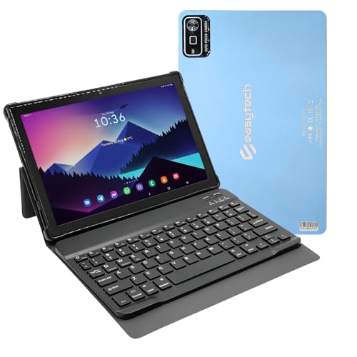 Imagem do produto Tablet E1035 10.1' HD+ 256GB/ 8GB RAM Bateria 6000mAh, Octa Core, Câmera 13MP Dual Chip com Capa e Teclado para Estudos e Trabalho (Azul)