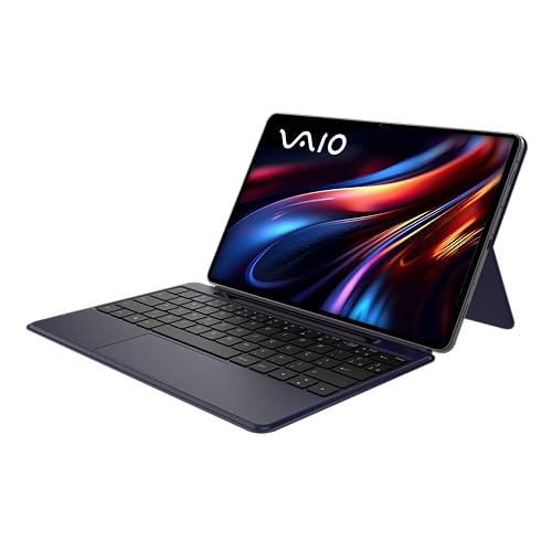Imagem do produto Tablet VAIO TL12 8GB 256GB Octa-Core, Tela AMOLED 12.6” 2.5K, com Teclado de Conexão Inteligente e Caneta Ativa, 5G WiFi, Câmera 13MP + Selfie 12MP, 10.090mAh, Android 15 – Preto