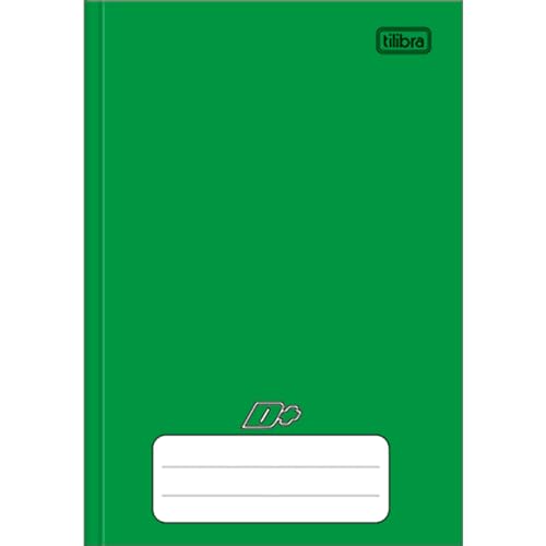 Imagem do produto Tilibra D+ - Caderno Brochura Capa Dura, 1/4 Pequeno, 14x20cm, 96 Folhas, Verde
