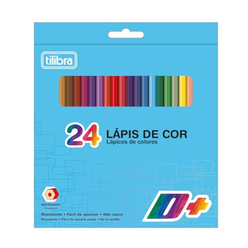 Imagem do produto Tilibra - Lápis de Cor 24 Cores Sextavado D+